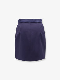 Elisabetta Franchi Women's Mini Skirt Blue, view 2