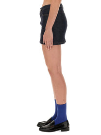 A.P.C Women's Mini Skirt Blue