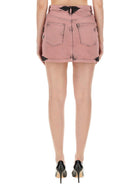 Moschino Jeans Women's Mini Skirt Blue, view 3