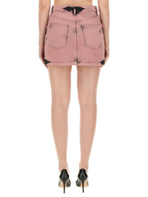 Moschino Jeans Women's Mini Skirt Blue