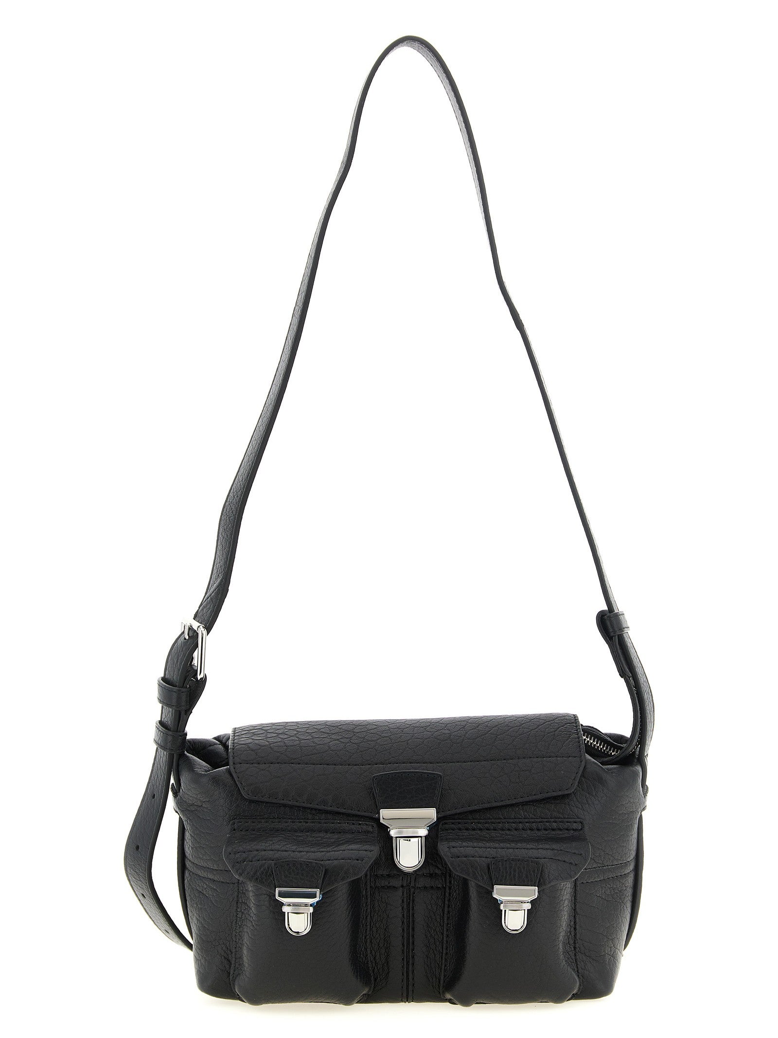 Lemaire Mini Soft Gear Crossbody Bag Black