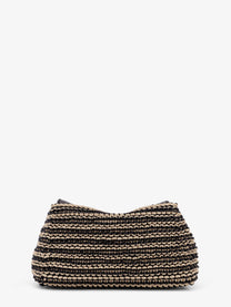 Toteme Women's Mini Lock Clutch in Leather Black