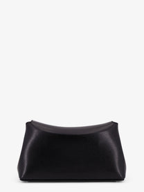 Toteme Women's Mini Lock Leather Clutch Black