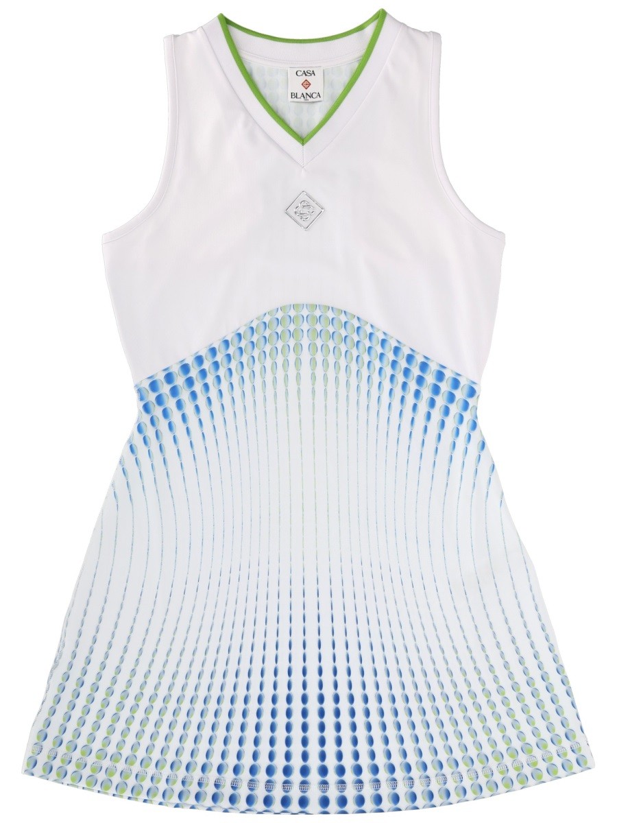 Casablanca Women's Mini Tennis Dress Multicolor