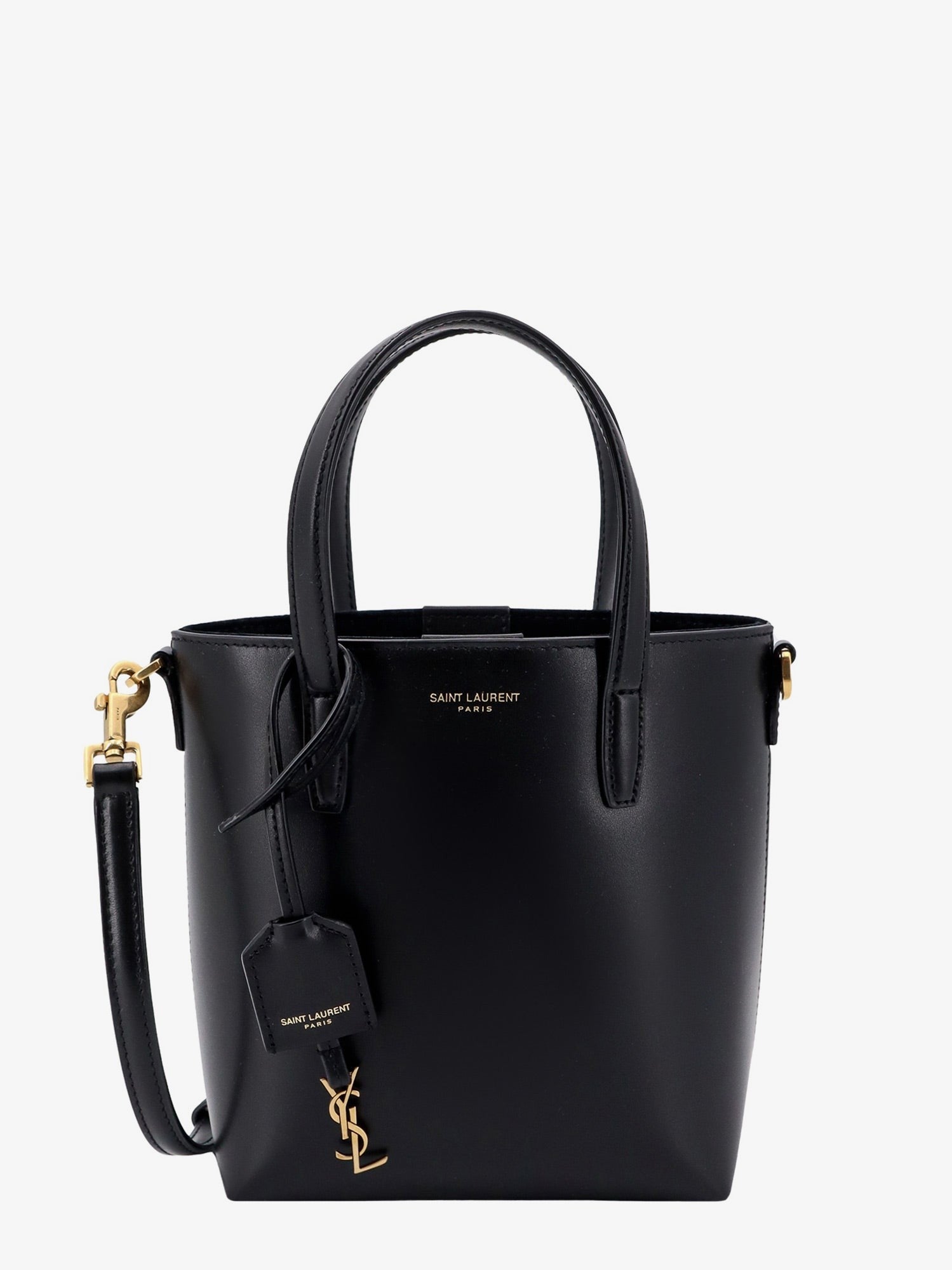 Saint Laurent Women's Mini Toy Leather Crossbody Bag Black
