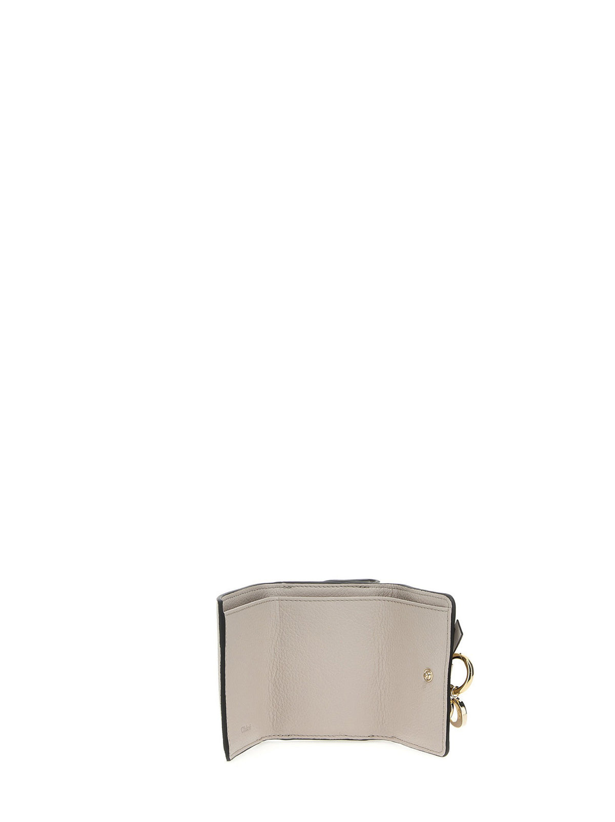 Chloé Mini Tri Fold Wallet Grey