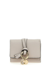 Chloé Mini Tri Fold Wallet Grey
