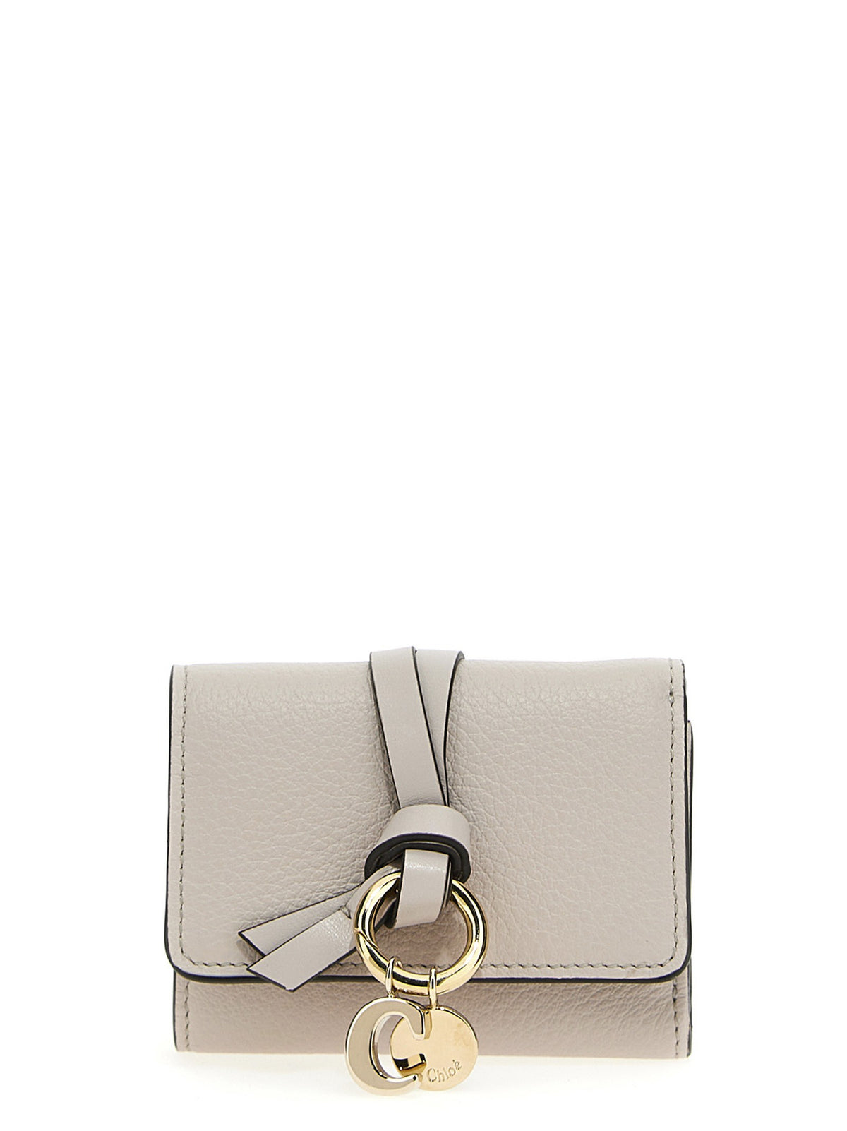 Chloé Mini Tri Fold Wallet Grey