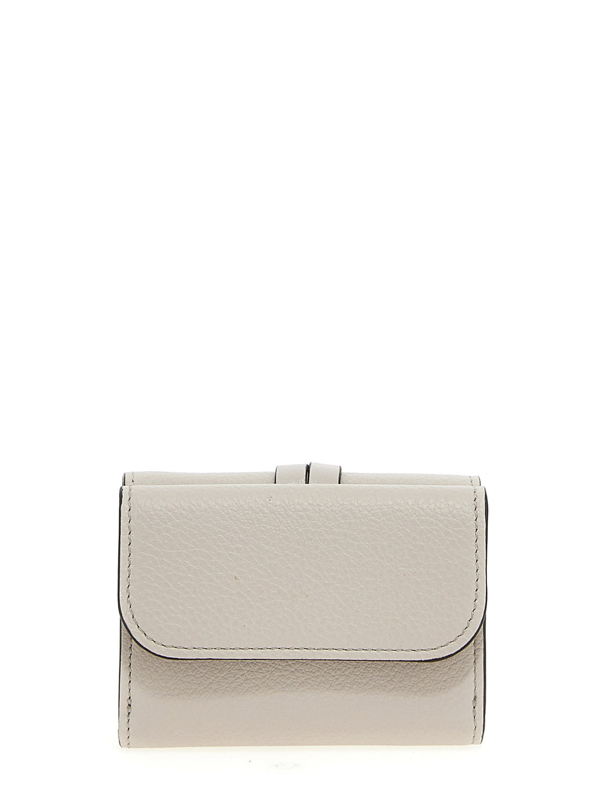 Chloé Mini Tri Fold Wallet Grey
