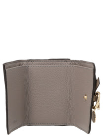 Chloé Mini Tri Fold Wallet Grey