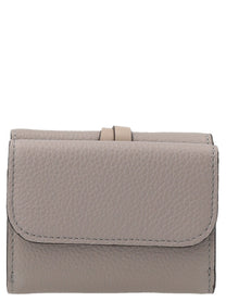 Chloé Mini Tri Fold Wallet Grey