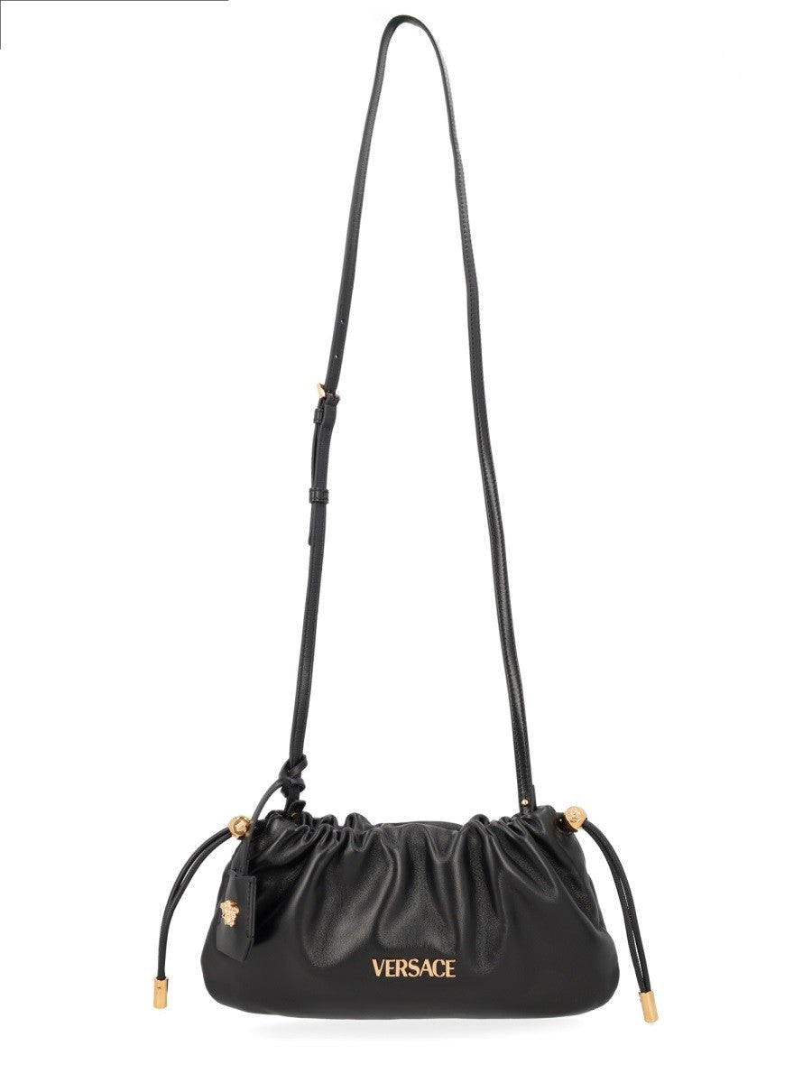 Versace Women's Mini Versace Tag Bag Black