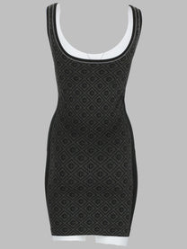 Casablanca Women's Miniabito Monogram Senza Cuciture Grey