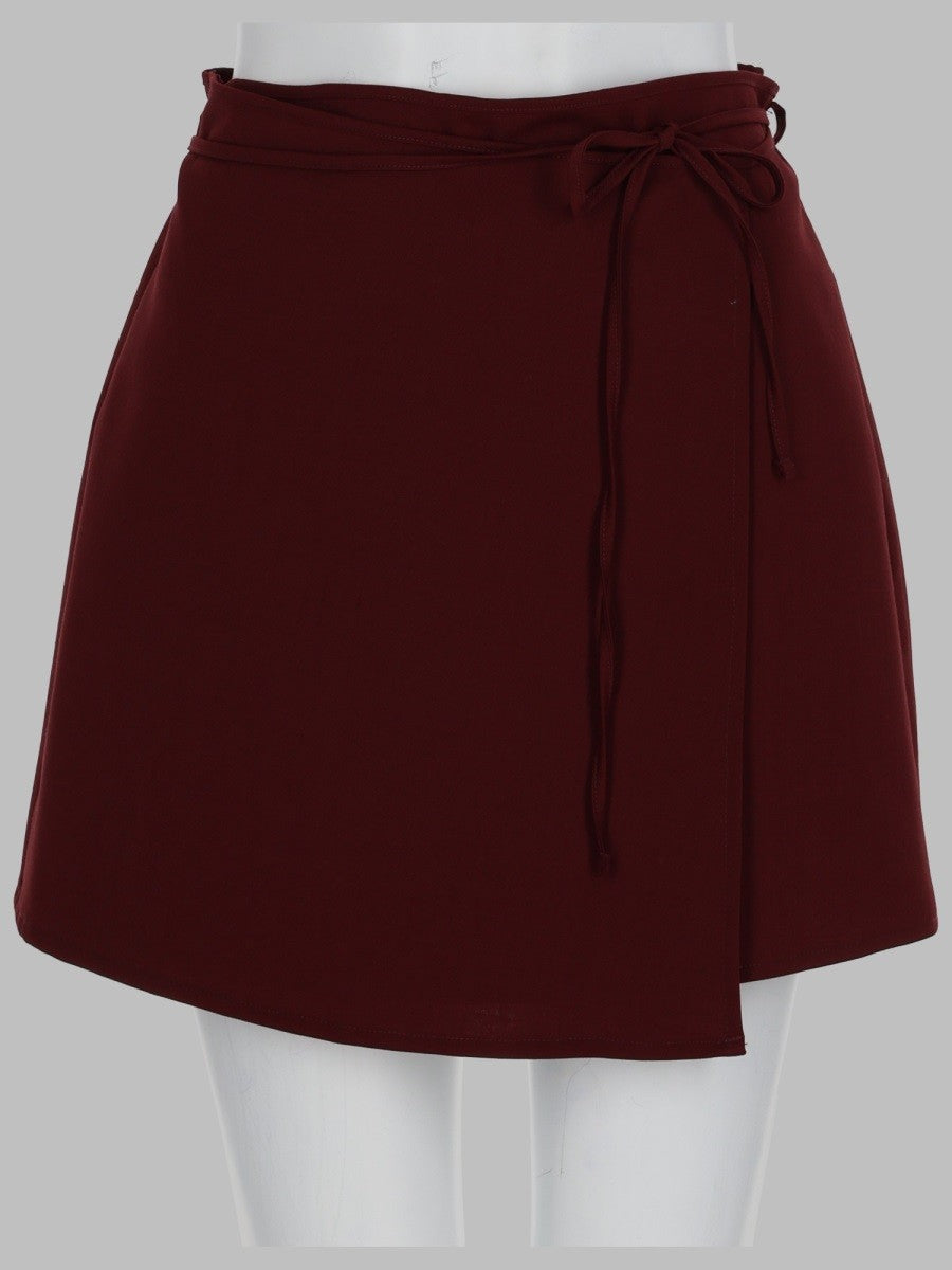 Alysi Women's Minigonna Portafoglio Red