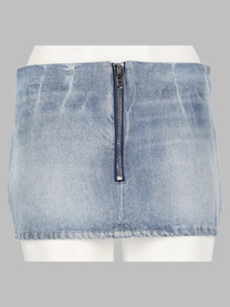 alexanderwang Women's Minigonna in Denim Lucido Blue