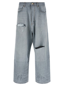 Balenciaga Minimal Baggy Jeans Blue