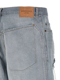 Balenciaga Minimal Baggy Jeans Blue