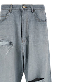 Balenciaga Minimal Baggy Jeans Blue