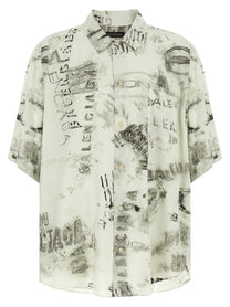 Balenciaga Minimal Shirt Grey