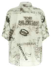 Balenciaga Minimal Shirt Grey