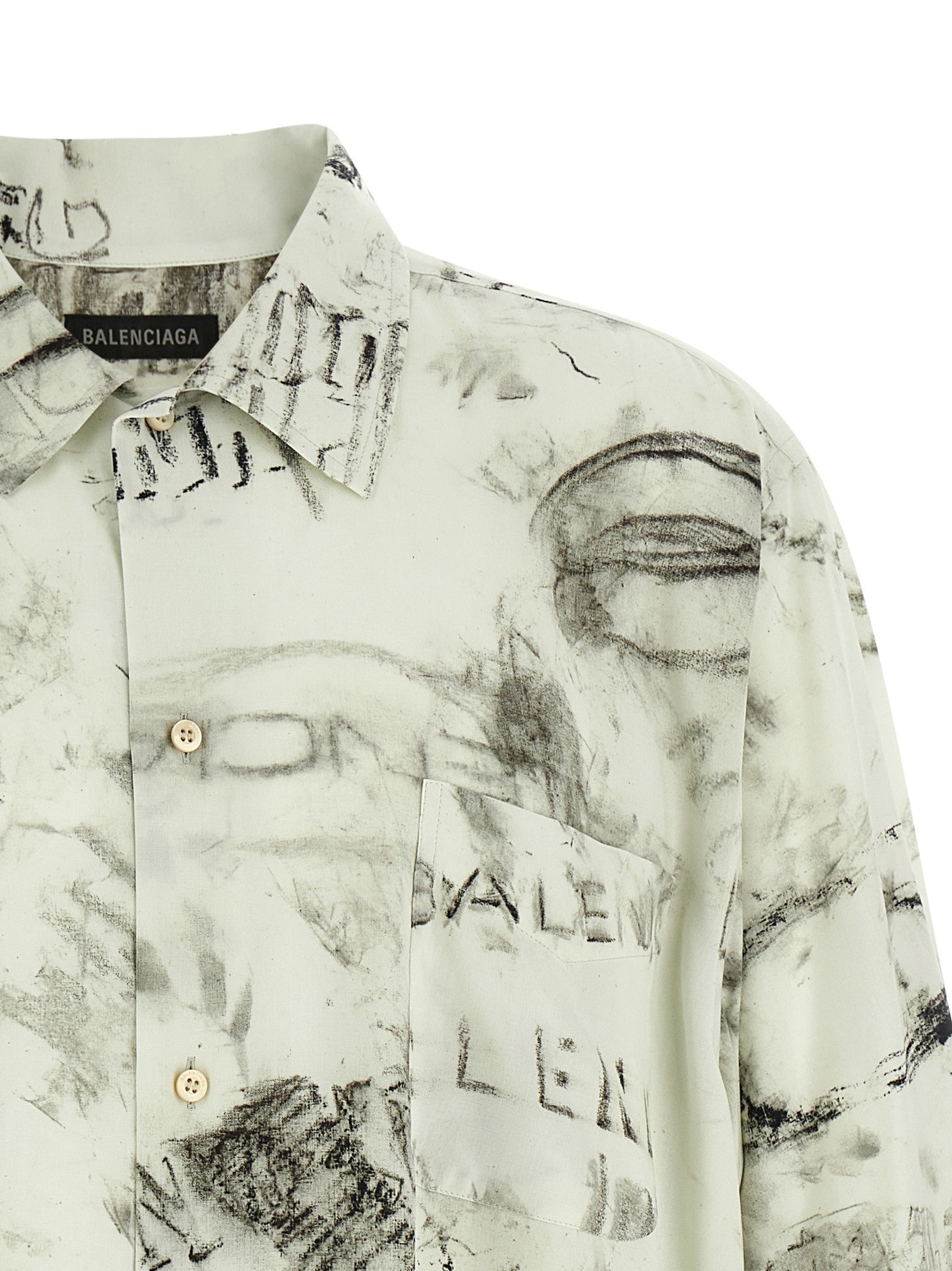 Balenciaga Minimal Shirt Grey