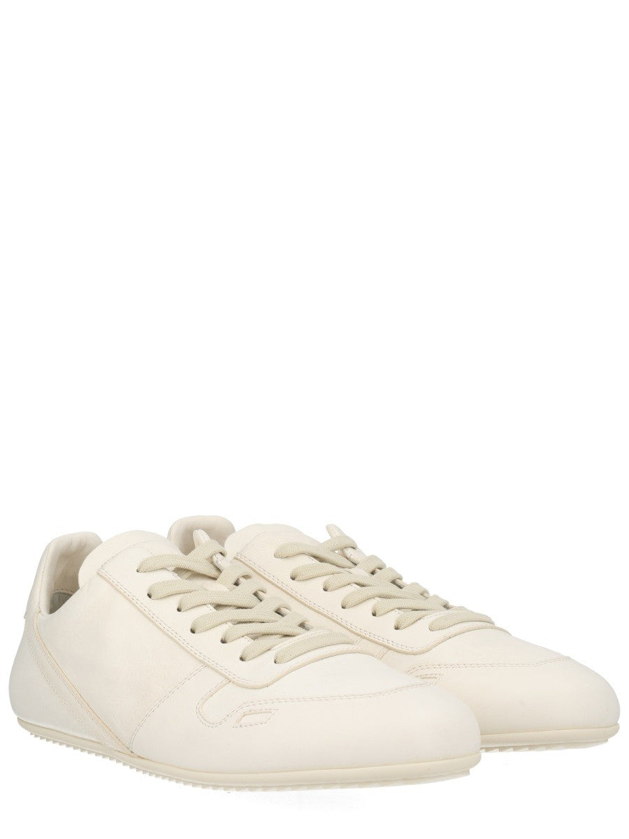Rick Owens Men's Minimal Sneaker White, view 2