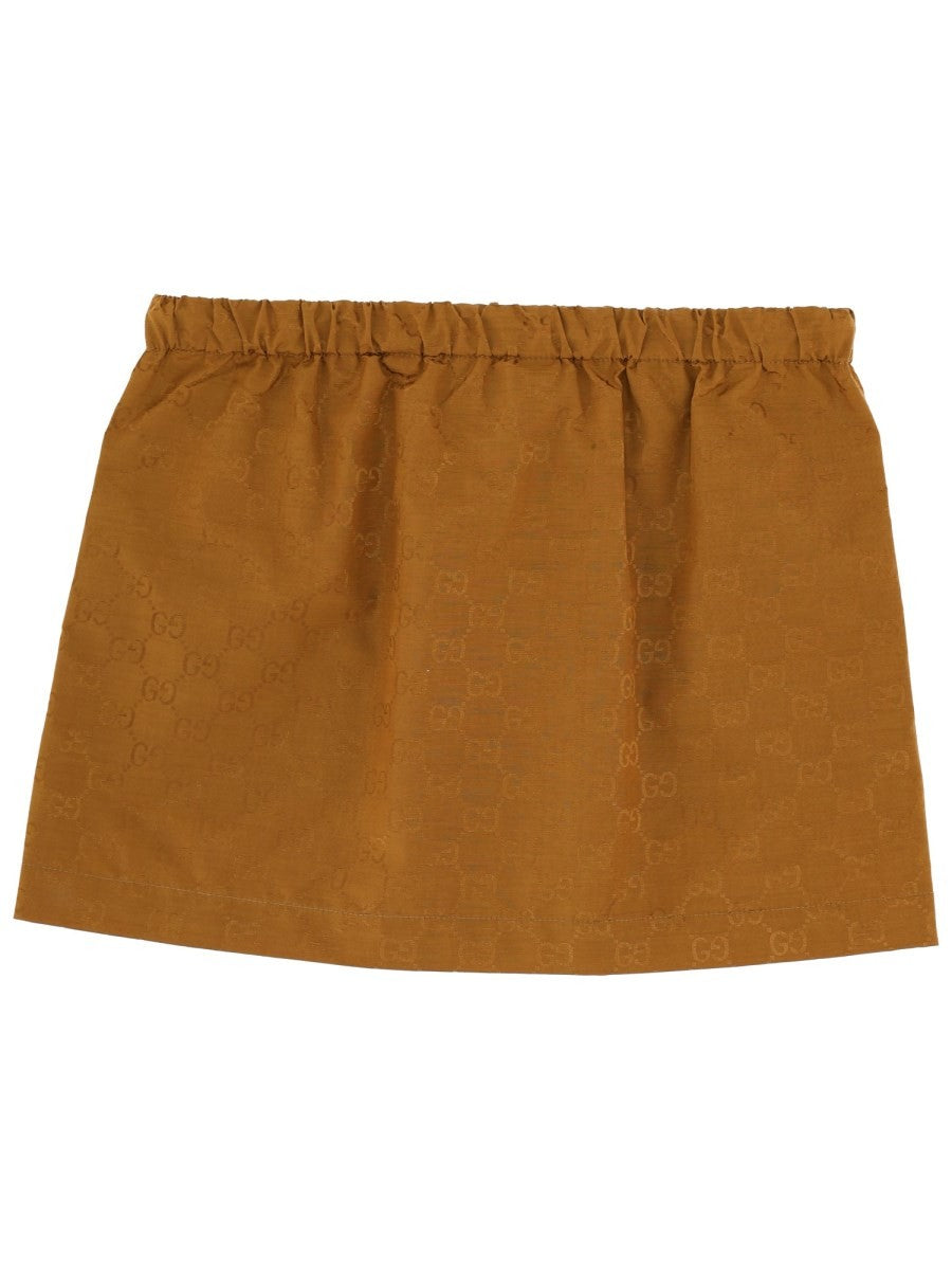 Gucci Women's Miniskirt Beige