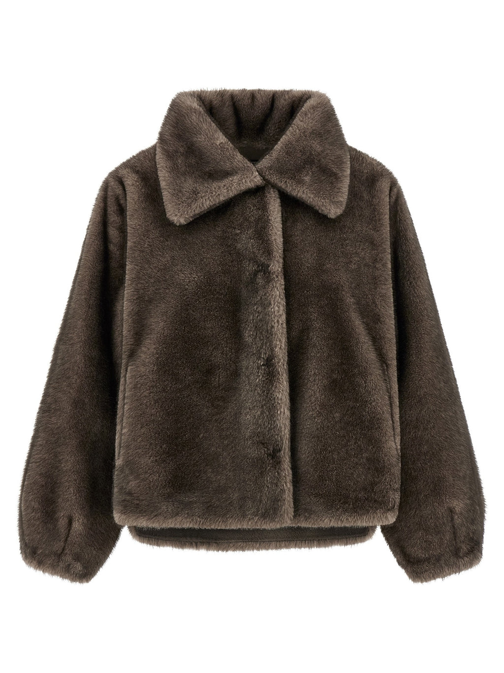 LOU ANDREA Mink Faux Fur Brown