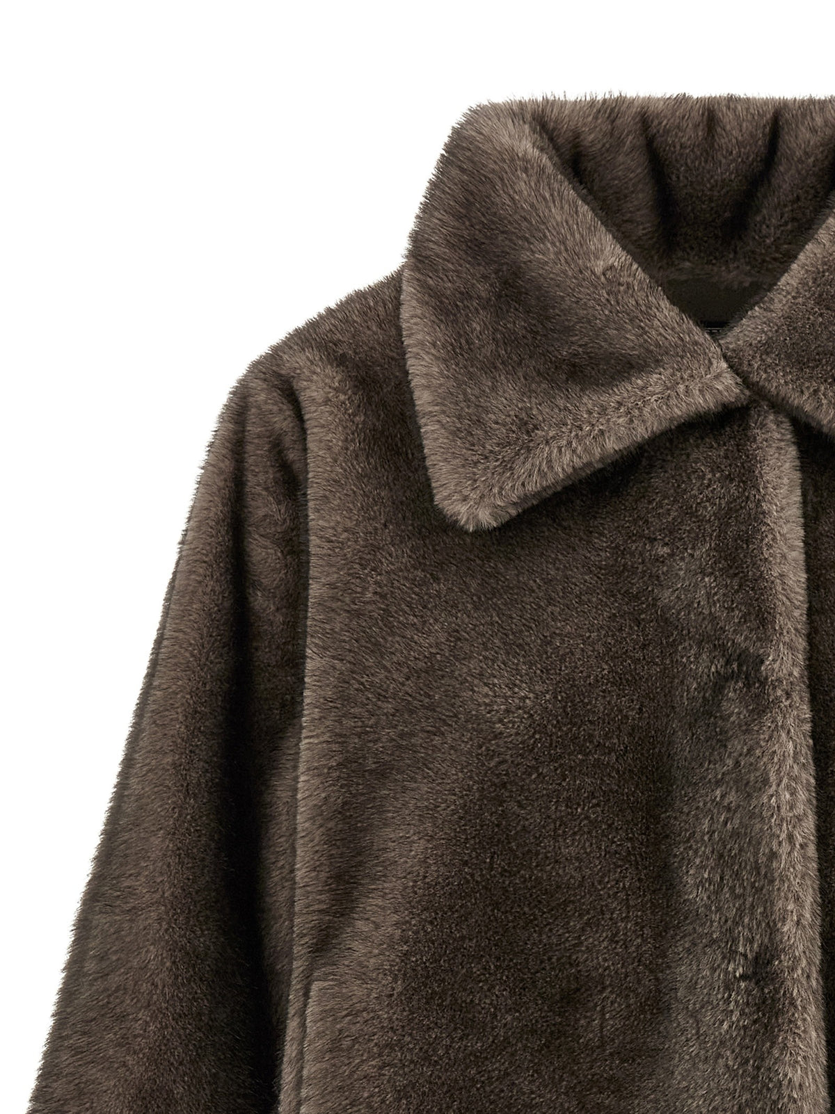 LOU ANDREA Mink Faux Fur Brown, view 3