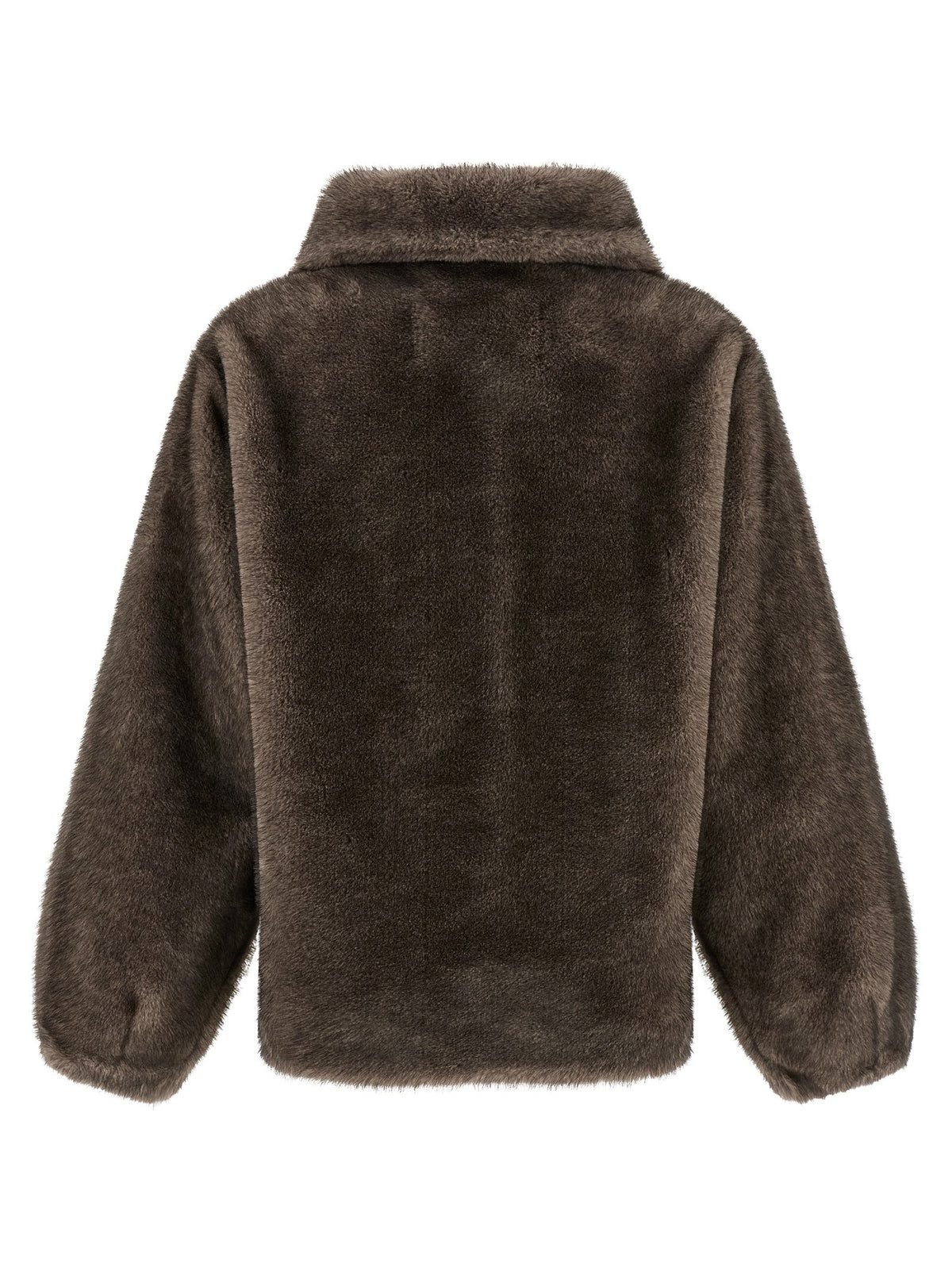 LOU ANDREA Mink Faux Fur Brown