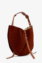 Minobossi Women's Liz Pony Skin Shoulder Bag Beige, view 3