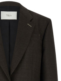 TELA Miranda Blazer Brown