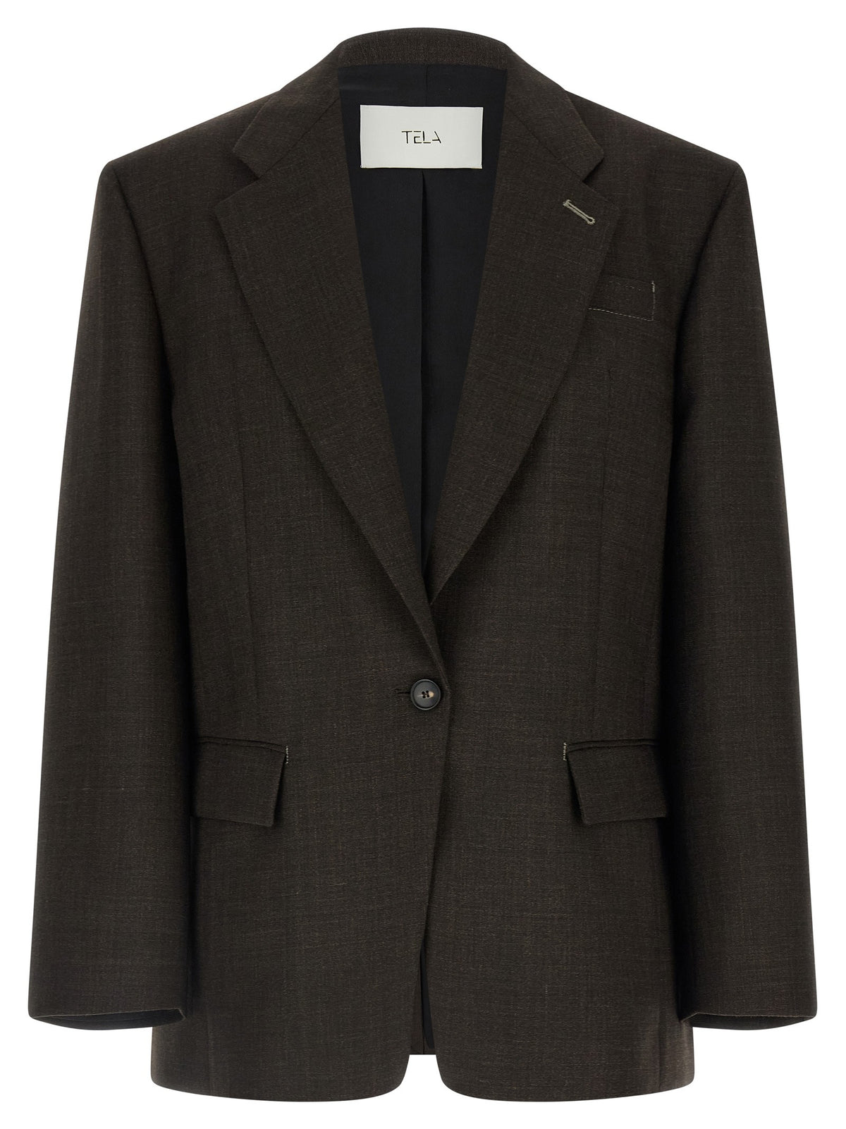 TELA Miranda Blazer Brown