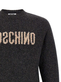 Moschino Mirrored Sweater Grey