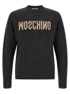 Moschino Mirrored Sweater Grey