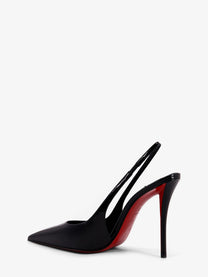 Christian Louboutin Women's Miss Patent Leather Slingback Décolleté Black