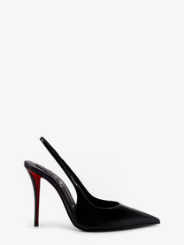 Christian Louboutin Women's Miss Patent Leather Slingback Décolleté Black