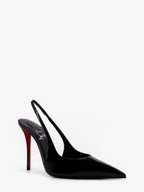 Christian Louboutin Women's Miss Patent Leather Slingback Décolleté Black