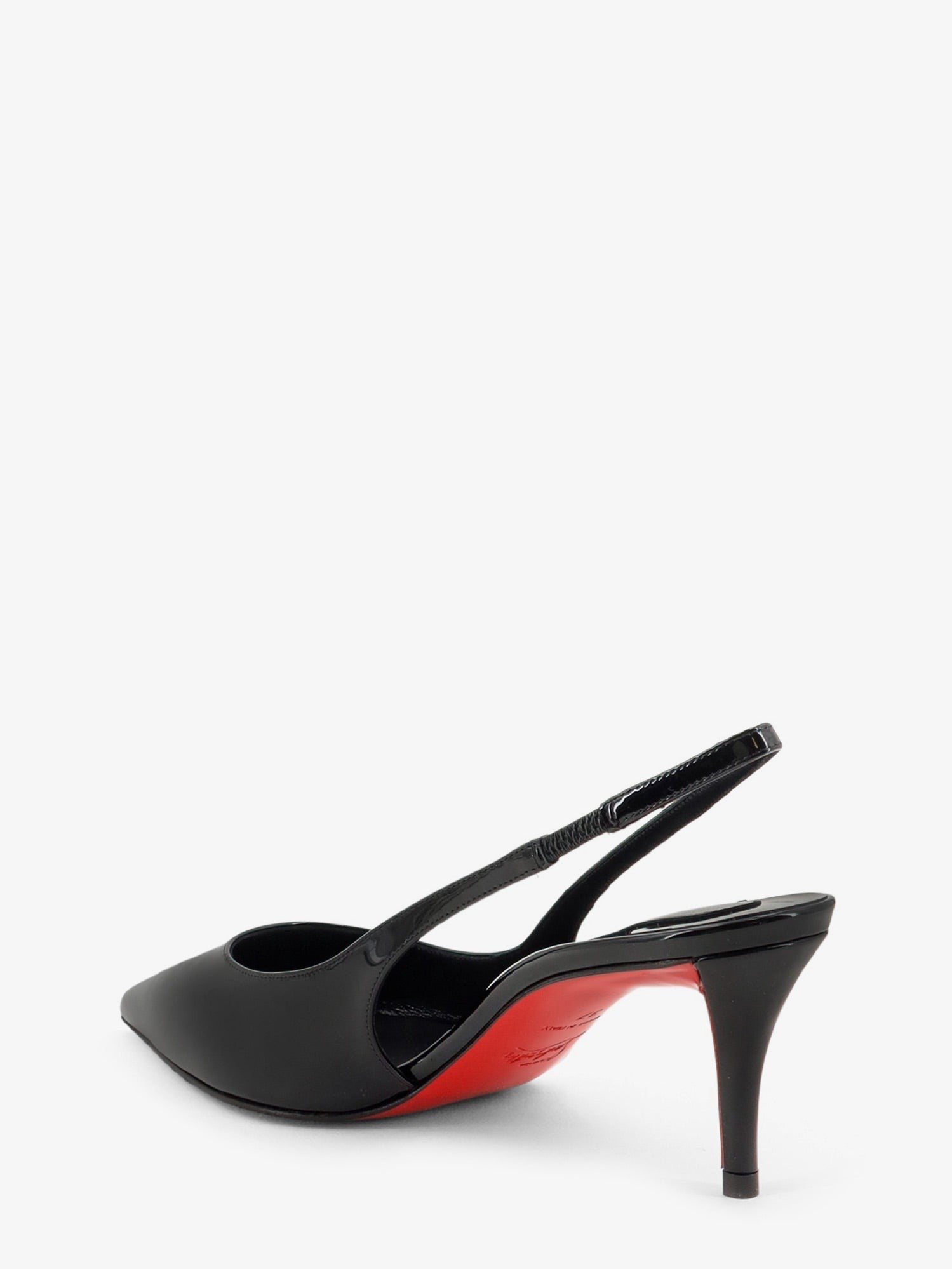 Christian Louboutin Women's Miss Patent Leather Slingback Pumps Black
