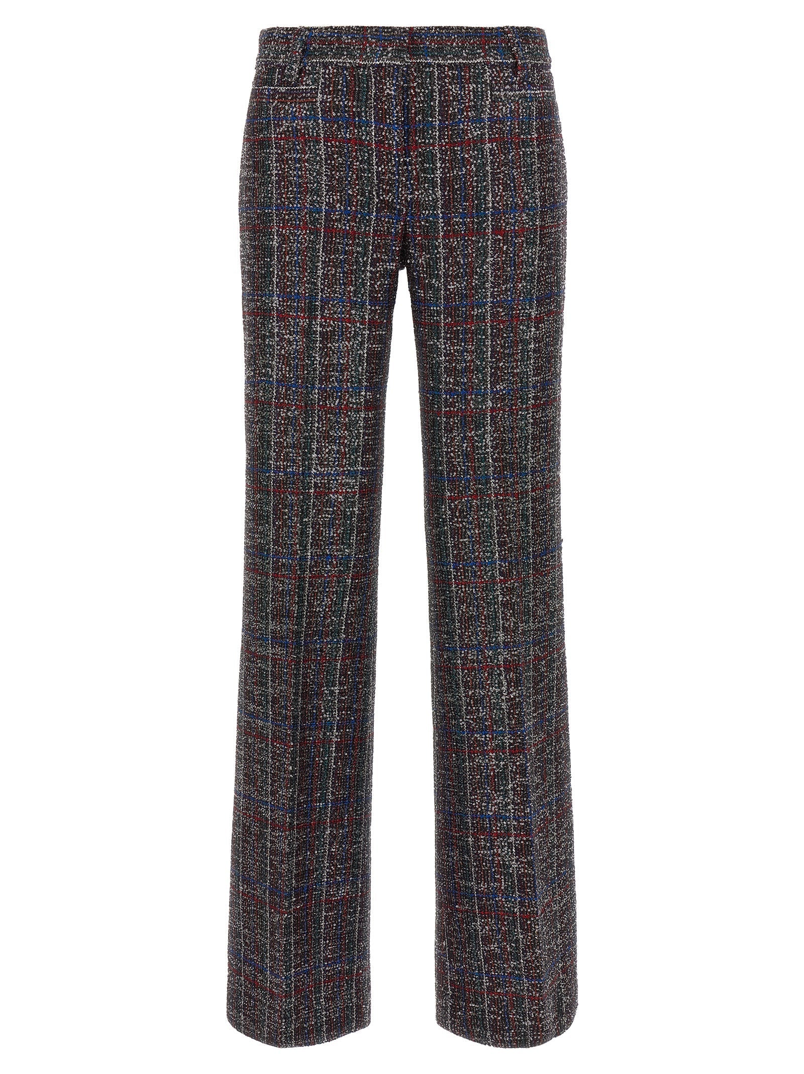 MISSONI - MISSONI - Sequin tartan pants - Women’s Pants