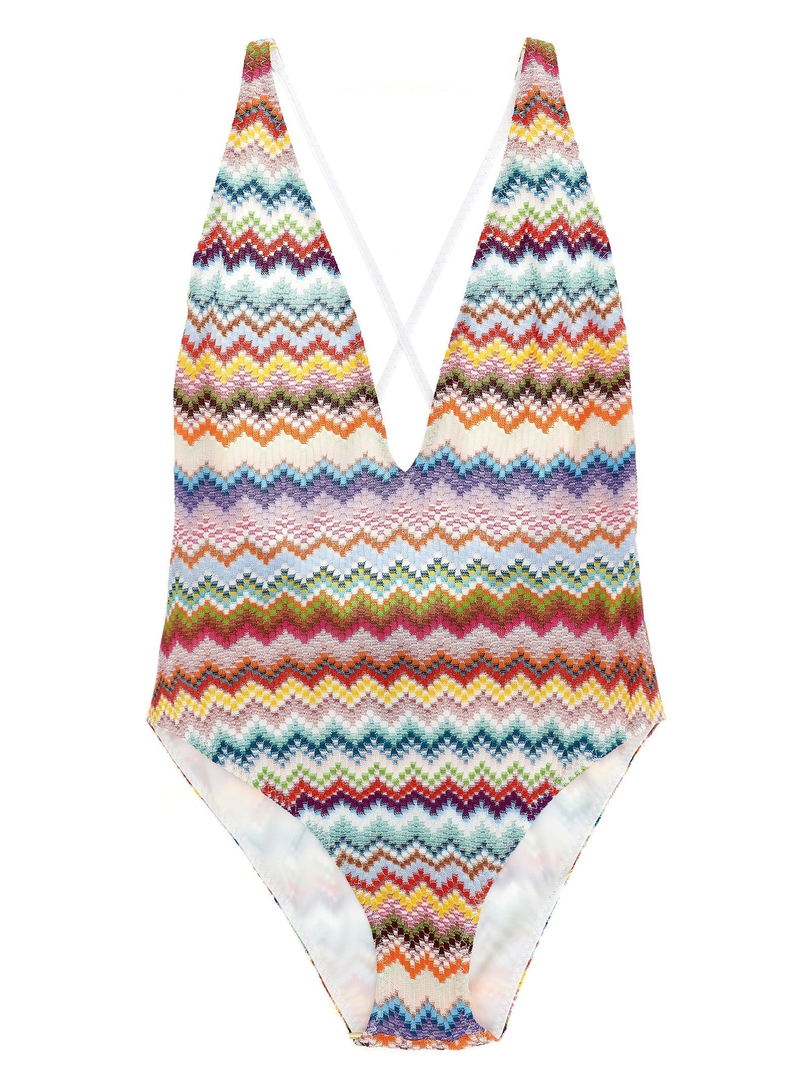 MISSONI - MISSONI - Zigzag one-piece swimsuit - Women’s Clothing