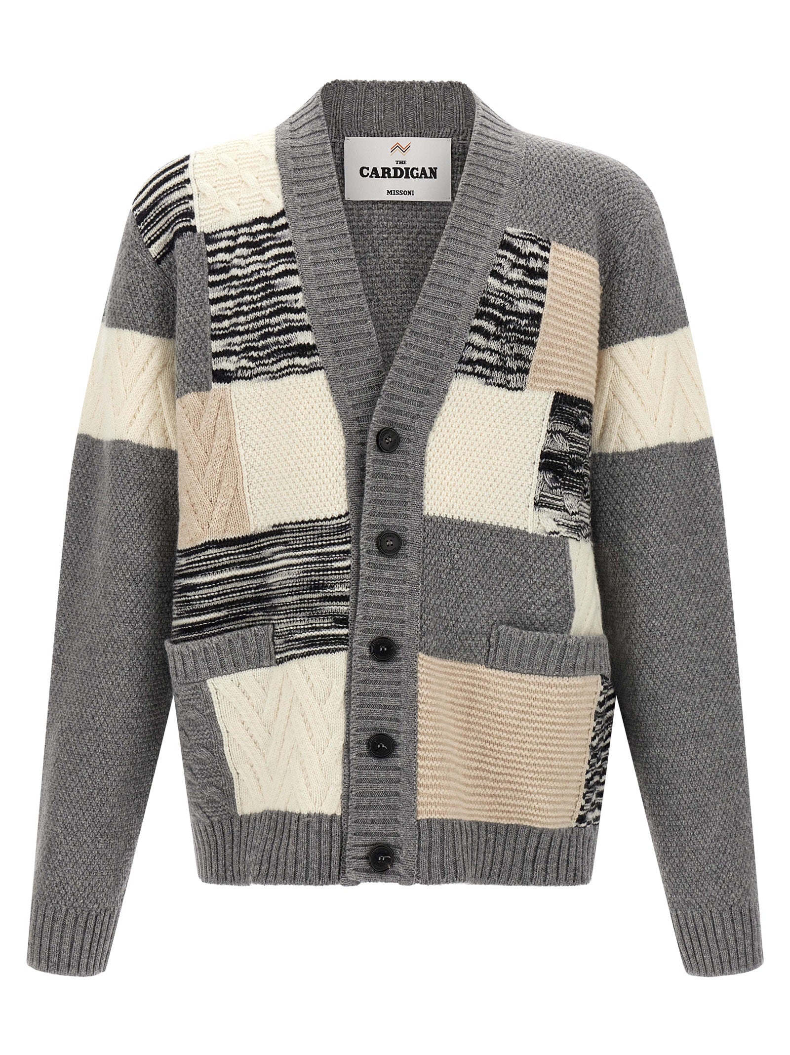 MISSONI - MISSONI - Patchwork cardigan - Men’s Knitwear