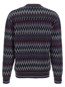 MISSONI - MISSONI - Zigzag pattern sweater - Men’s Knitwear