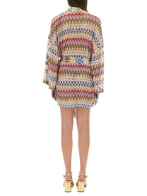 Missoni - Viscose Lamé Lace Kimono Cover Up - Home-&gt;Woman-&gt;Clothing-&gt;Jackets