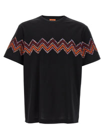 MISSONI - MISSONI - ’Zig Zag’ jacquard t-shirt - Men’s Tops