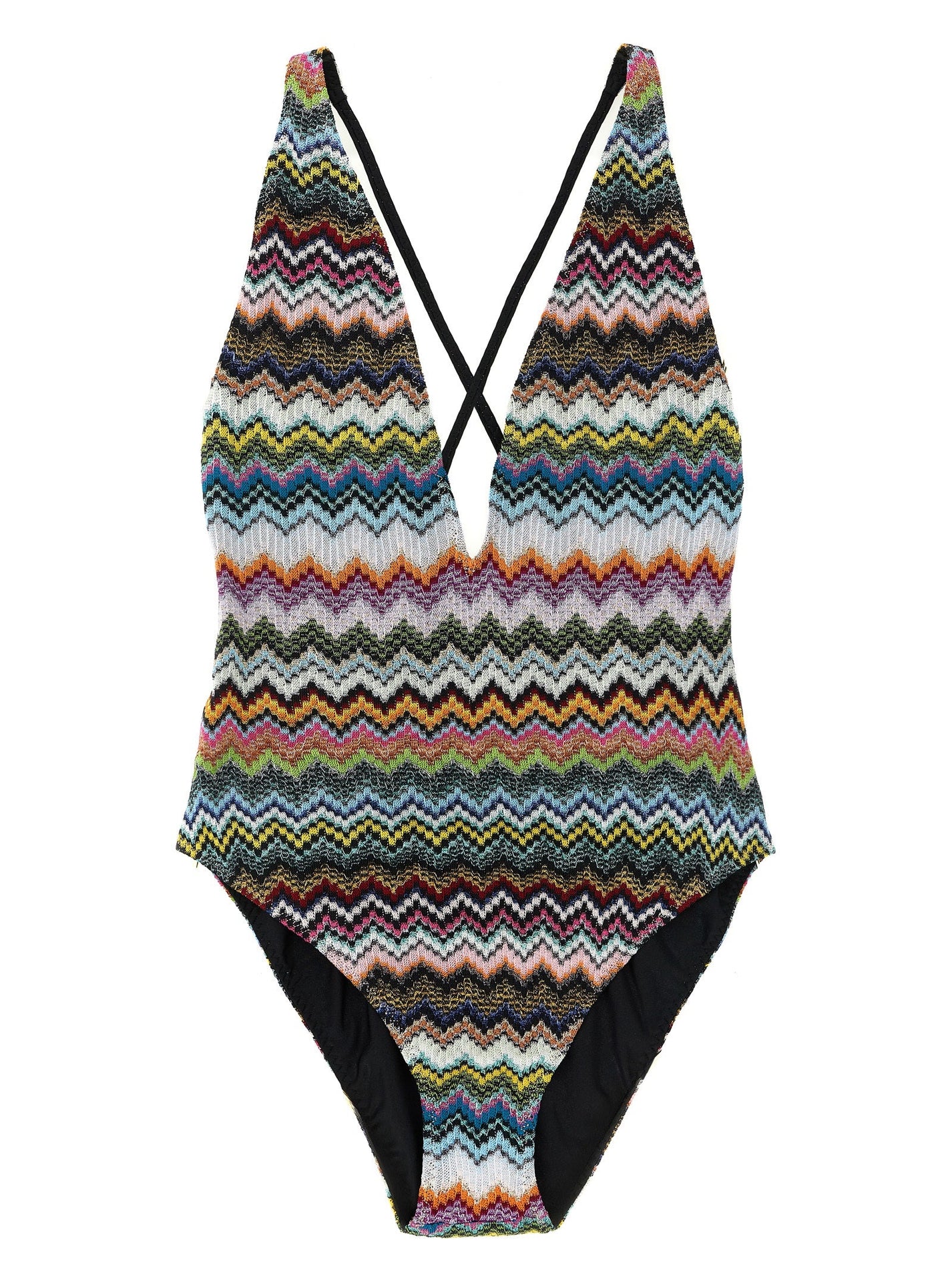 MISSONI - MISSONI - Zigzag one-piece swimsuit - Women’s Clothing