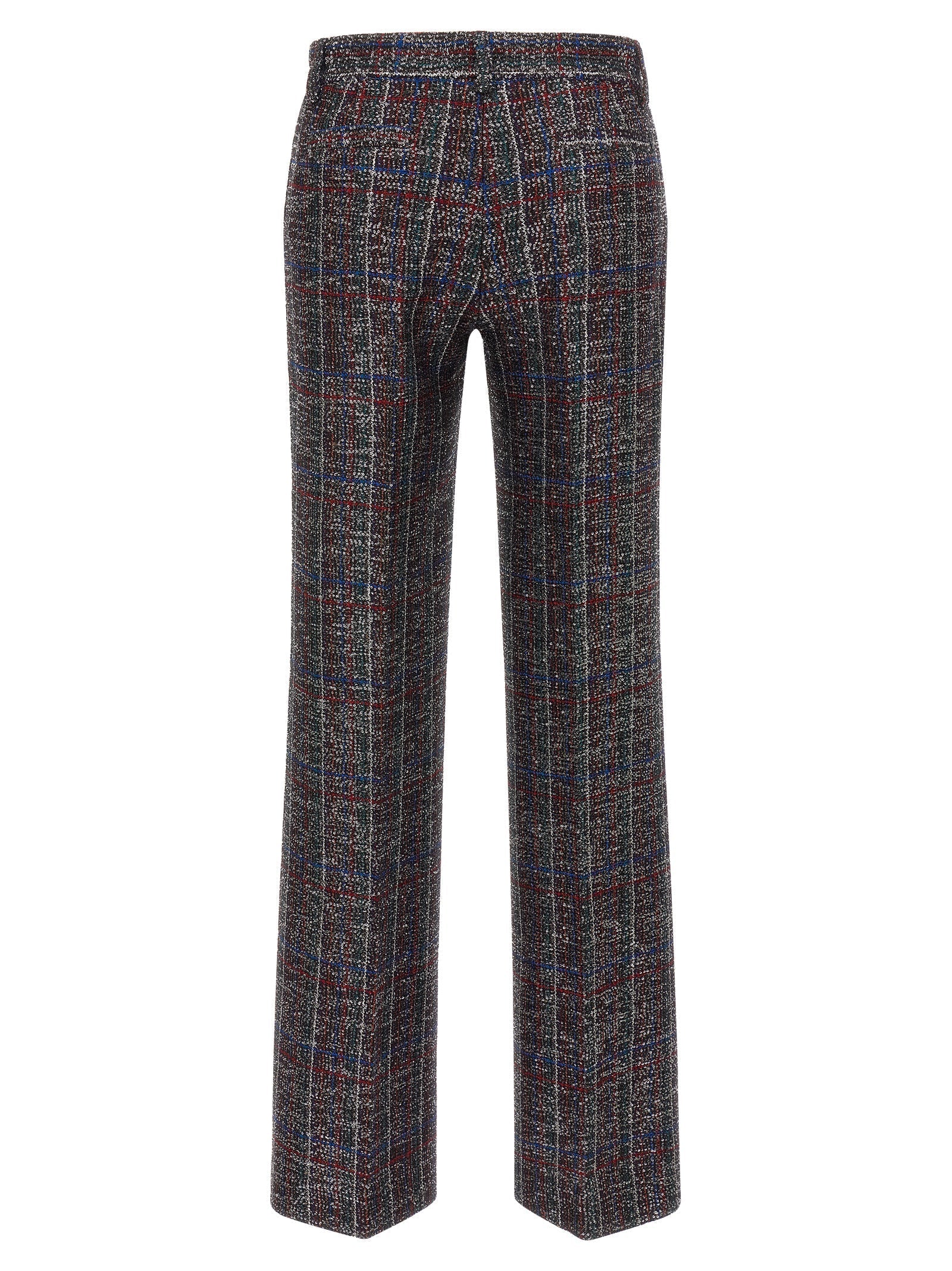 MISSONI - MISSONI - Sequin tartan pants - Women’s Pants