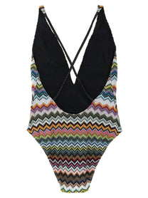 MISSONI - MISSONI - Zigzag one-piece swimsuit - Women’s Clothing
