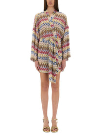 Missoni - Viscose Lamé Lace Kimono Cover Up - Home-&gt;Woman-&gt;Clothing-&gt;Jackets