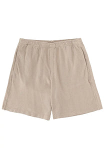 Missoni men’s beige cotone shorts with herringbone texture and elastic waistband for casual wear